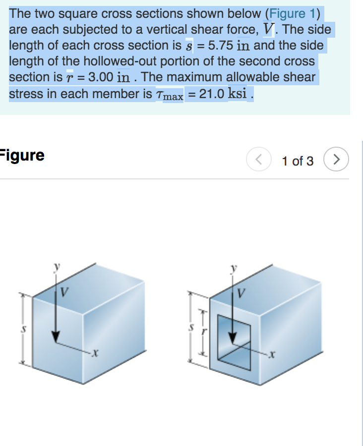 solved-the-two-square-cross-sections-shown-below-figure-1-chegg