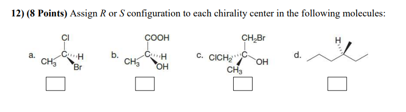 Solved 12) (8 ﻿Points) ﻿Assign \( ﻿R \) ﻿or \( ﻿S \) | Chegg.com