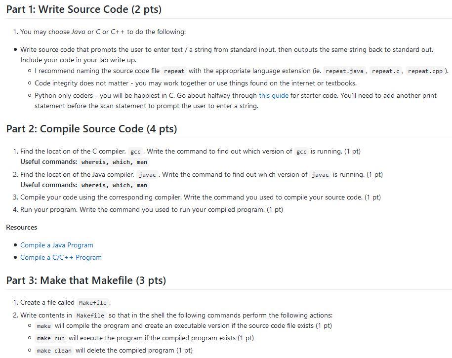 Solved Please use Java for part one. The overall coding is | Chegg.com