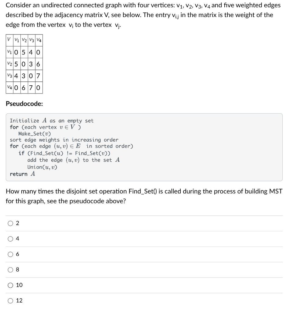 solved-consider-an-undirected-connected-graph-with-four-chegg