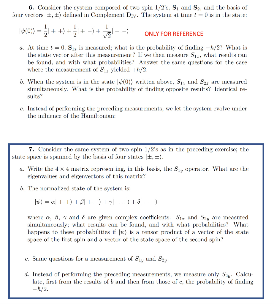 Solved Topic: Quantum Mechanics Please Help Me Resolve | Chegg.com