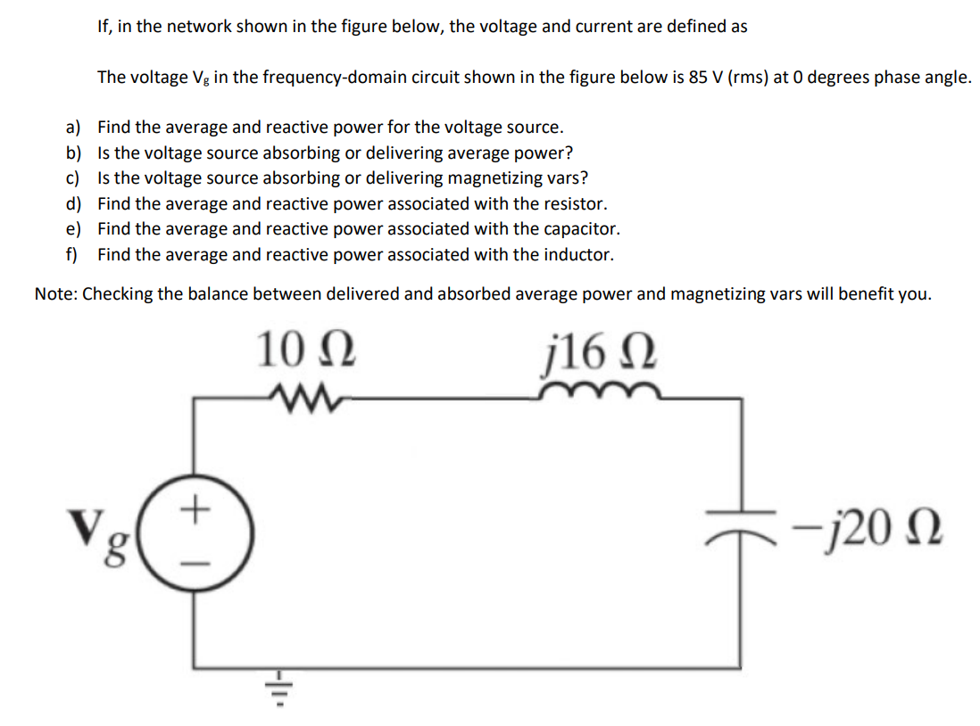 Solved If, in the network shown in the figure below, the | Chegg.com