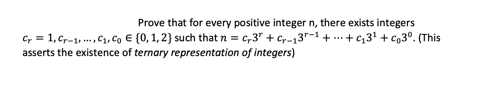 Solved Prove that for every positive integer n, there exists | Chegg.com