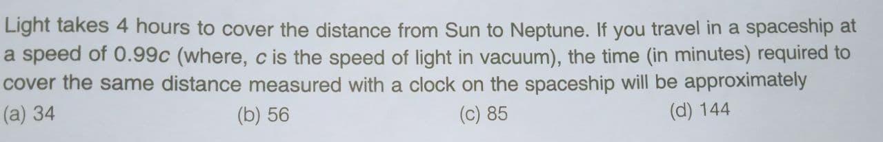 time it takes light to travel from the sun to neptune