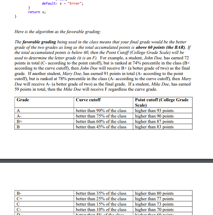 Solved Create a C++ program to read a given data file with a | Chegg.com