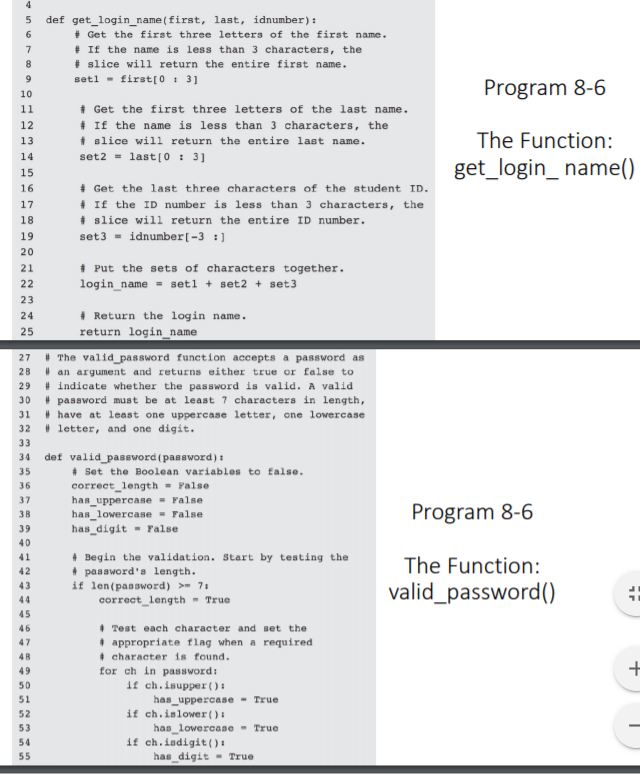 Solved We will be rewriting the two functions in Program8-6 | Chegg.com