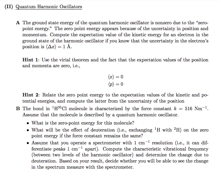 ground state of quantum harmonic oscillator