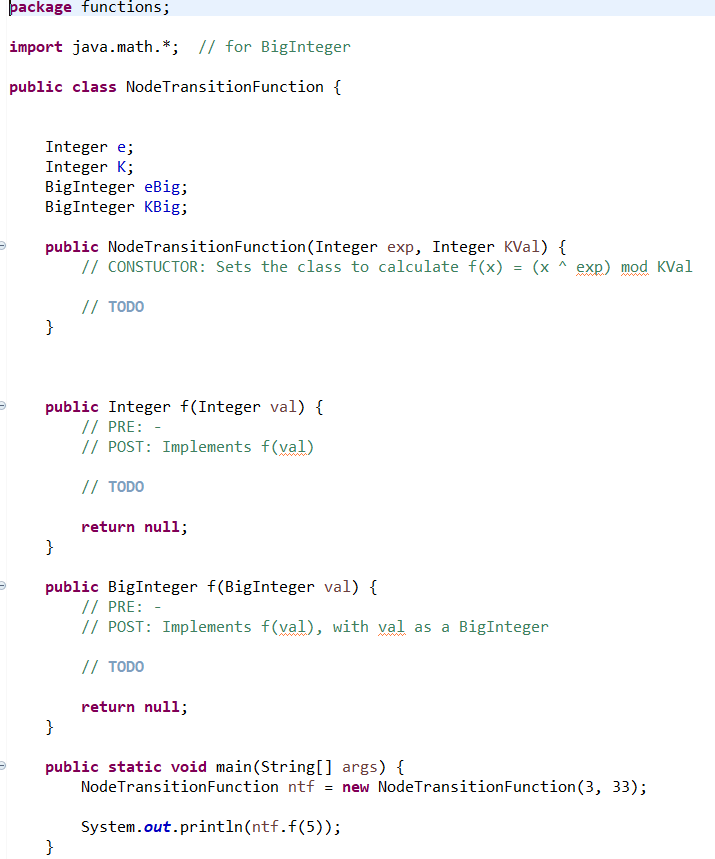 Solved package functions; + import static org. | Chegg.com