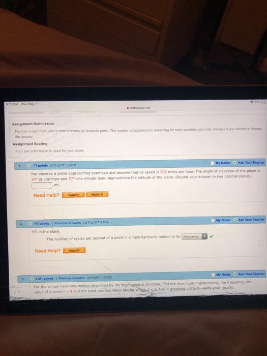 Solved Assignment Submission For this assignment, you submit | Chegg.com