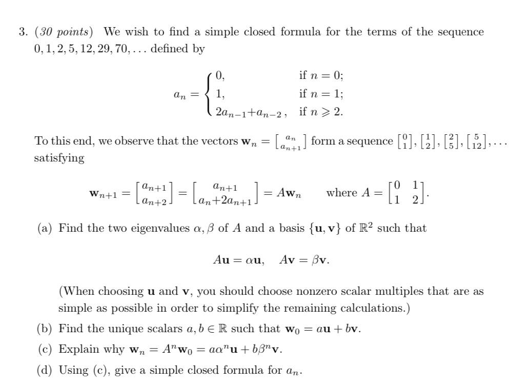 solved-30-points-we-wish-to-find-a-simple-closed-formula-chegg