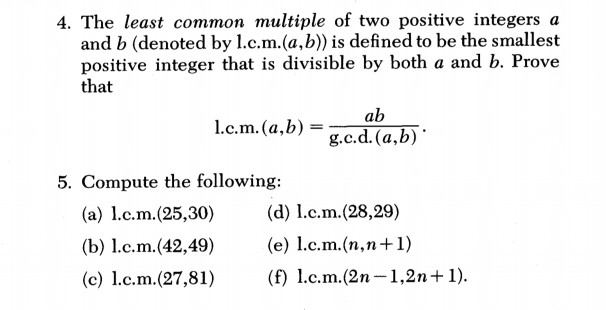 Solved Number Theory Problem I Need Help With Problem 5f) | Chegg.com