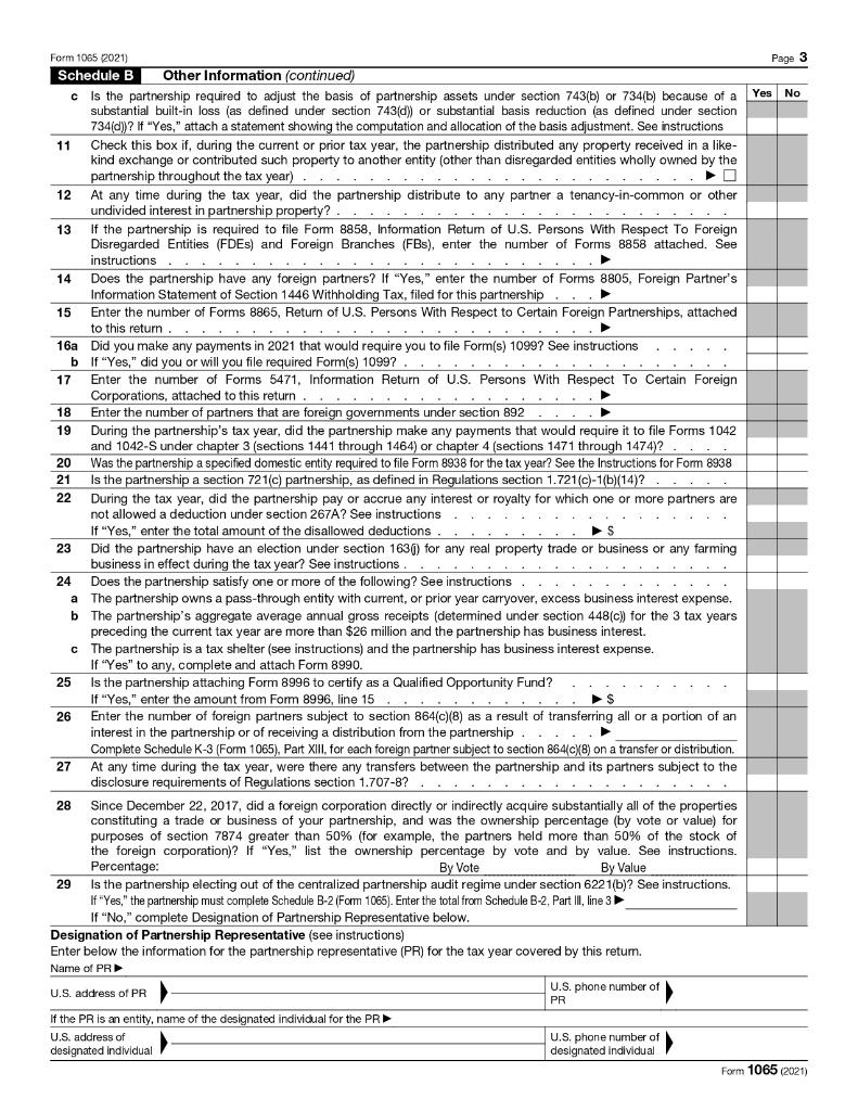 Solved Form 1065 Project You have been engaged to prepare | Chegg.com