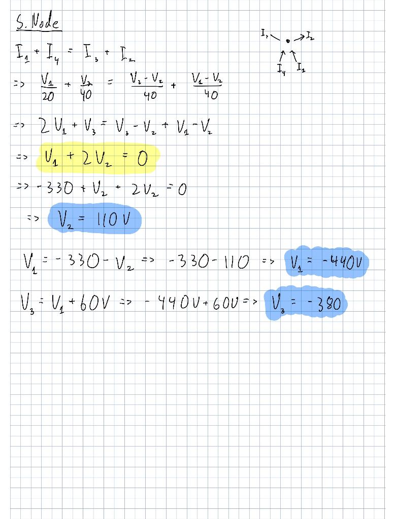 Solved The problem asks for the voltage at node 1, 2, and 3. | Chegg.com