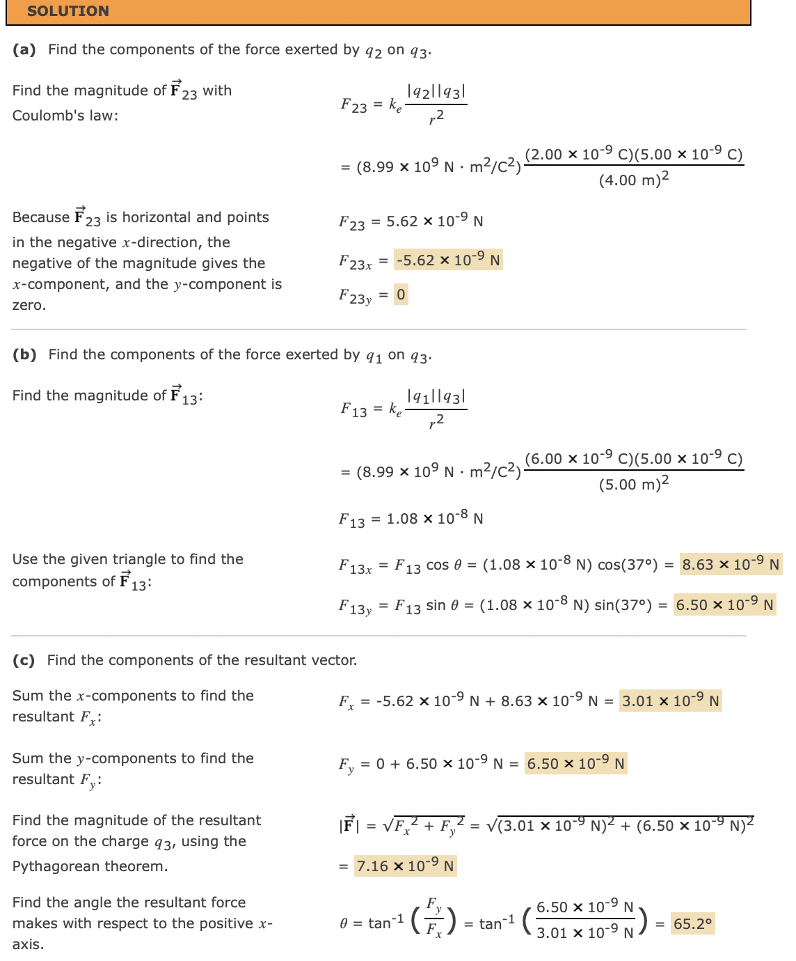 [Solved]: Goal Apply Coulomb's Law In Two Dimensions.