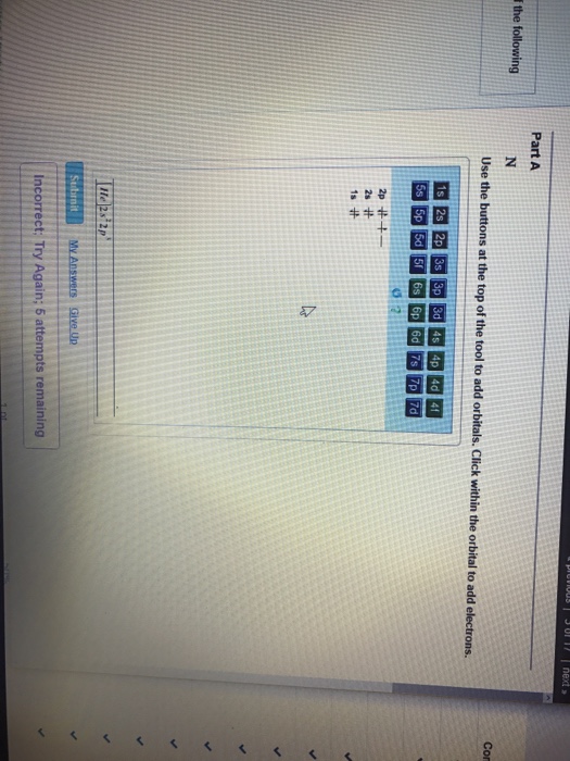 Solved Part A Cor Use the buttons at the top of the tool to | Chegg.com