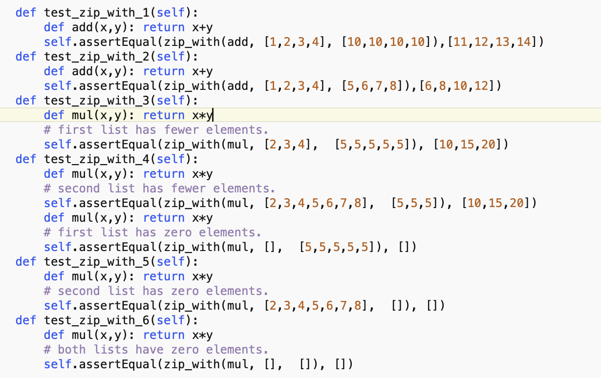 Solved zip_with(f, xs, ys) Given a two-argument function and | Chegg.com