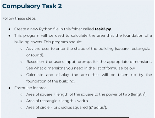 Solved \r\nEollow these steps: - Create a new Python file in | Chegg.com