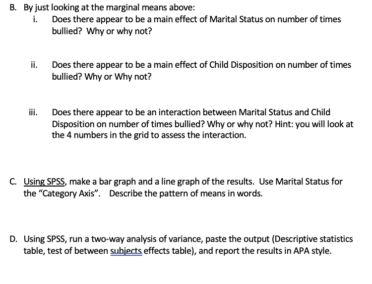 Part 2 - Chapter 10 Factorial ANOVA 3. A child | Chegg.com
