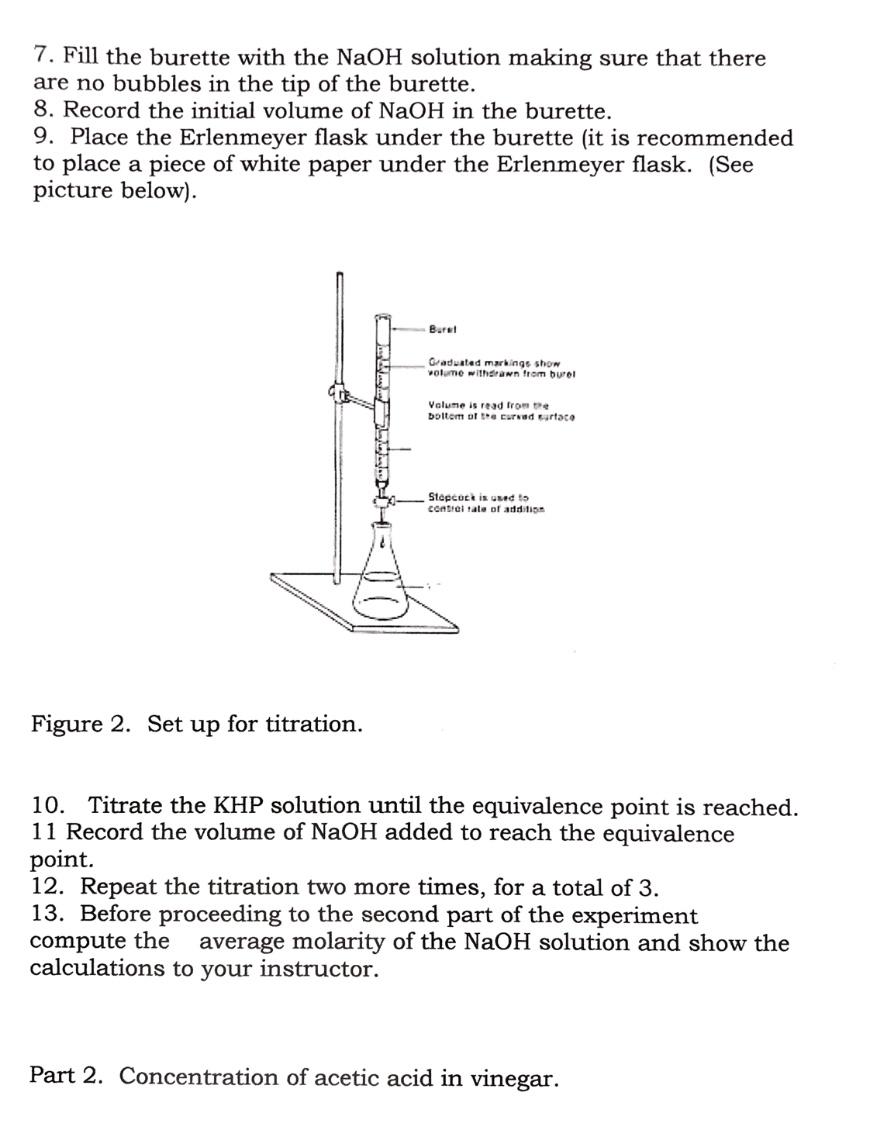 Solved Titration Part A. Standardization of approx. a 0.1M | Chegg.com