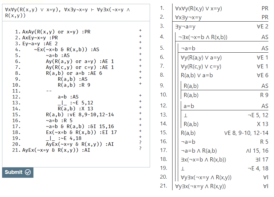 So I M Trying To Construct A Formal Proof Of The F Chegg Com