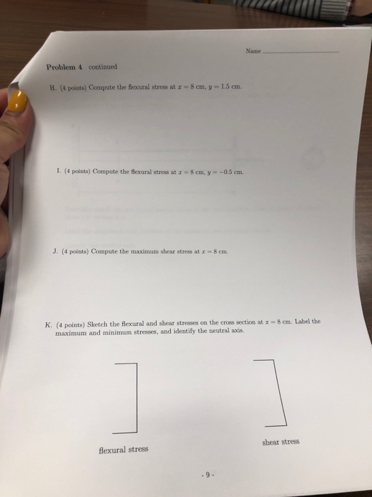 Solved Name Problem 4 A solid cylindrical sample of bone is | Chegg.com