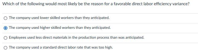 Solved Which of the following would most likely be the | Chegg.com