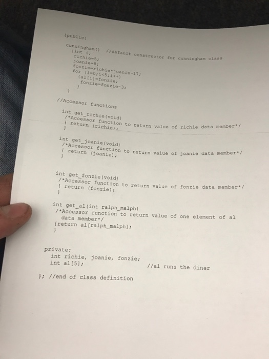 Part III. Trace the following code (there are two | Chegg.com
