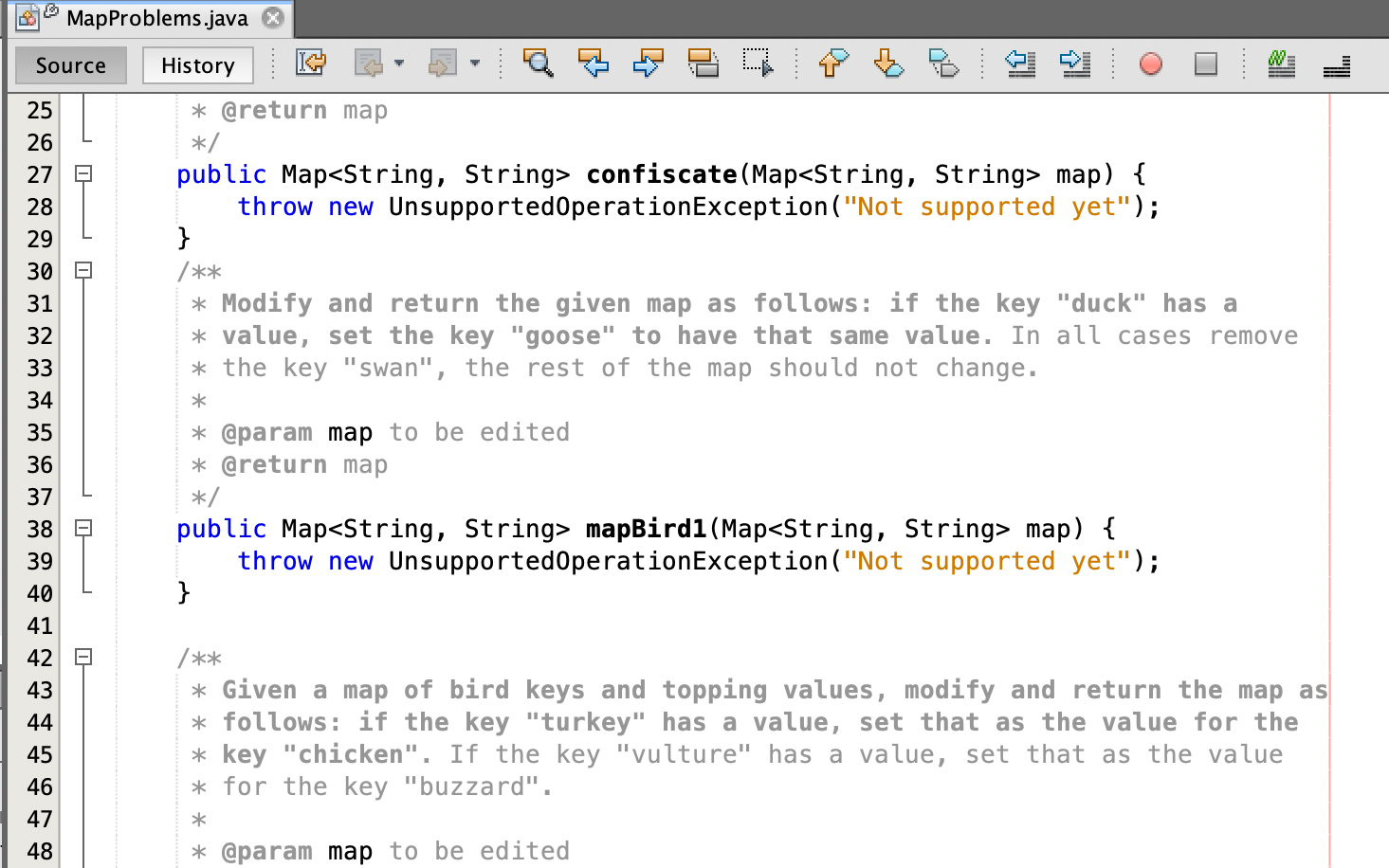 Part 1: Simple Map Exercises Complete the following | Chegg.com