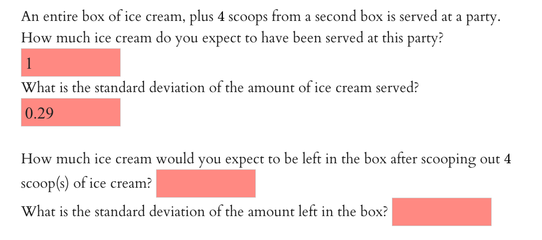 Solved Ice cream usually comes in 1.5 quart boxes (48 fluid | Chegg.com