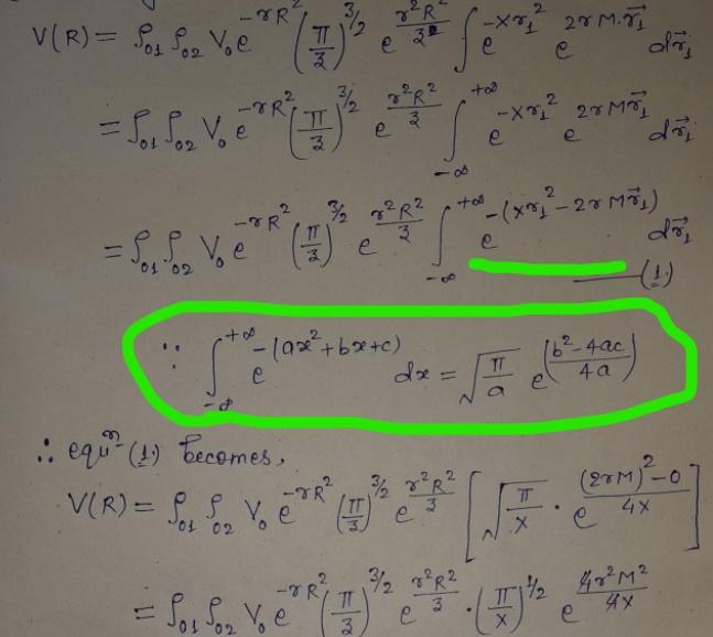 Solved How did the integration at the top become the form of | Chegg.com