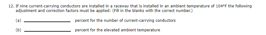 solved-12-if-nine-current-carrying-conductors-are-installed-chegg