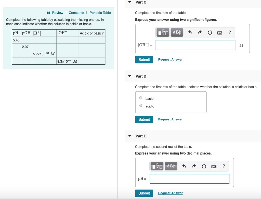 Solved Problem 16.36 ReviewI Constants Periodic Table PartA