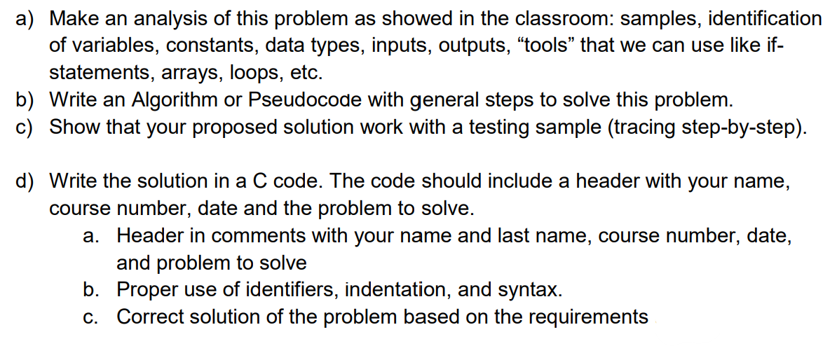 Solved 1. PROBLEM DEFINITION: Assume we are tasked to help a | Chegg.com