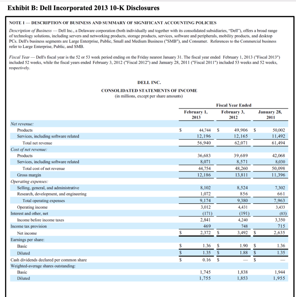 Solved HEWLETT-PACKARD COMPANY AND SUBSIDIARIES Consolidated | Chegg.com