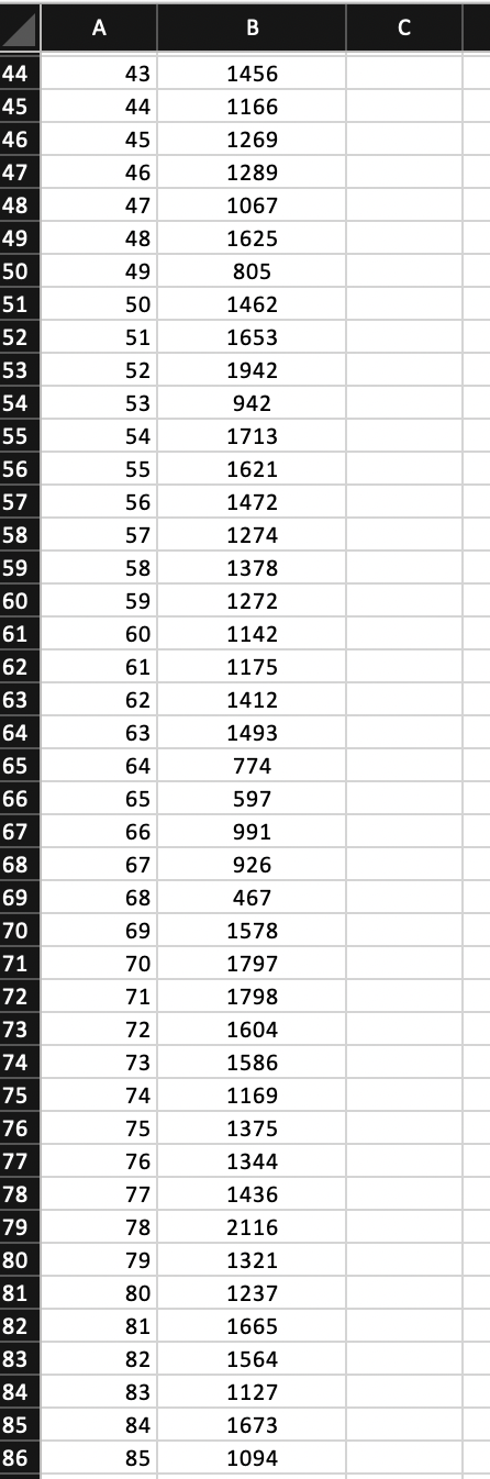 Solved c. Calculte the variance and the standard devation. | Chegg.com