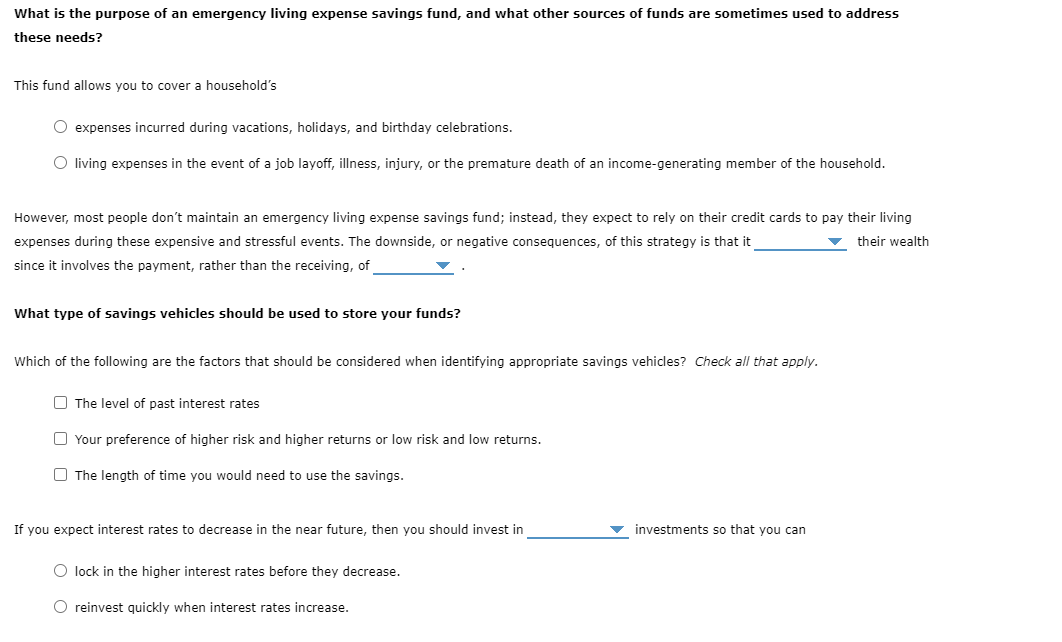Solved 1st drop down list: reduce or increase 2nd drop down | Chegg.com