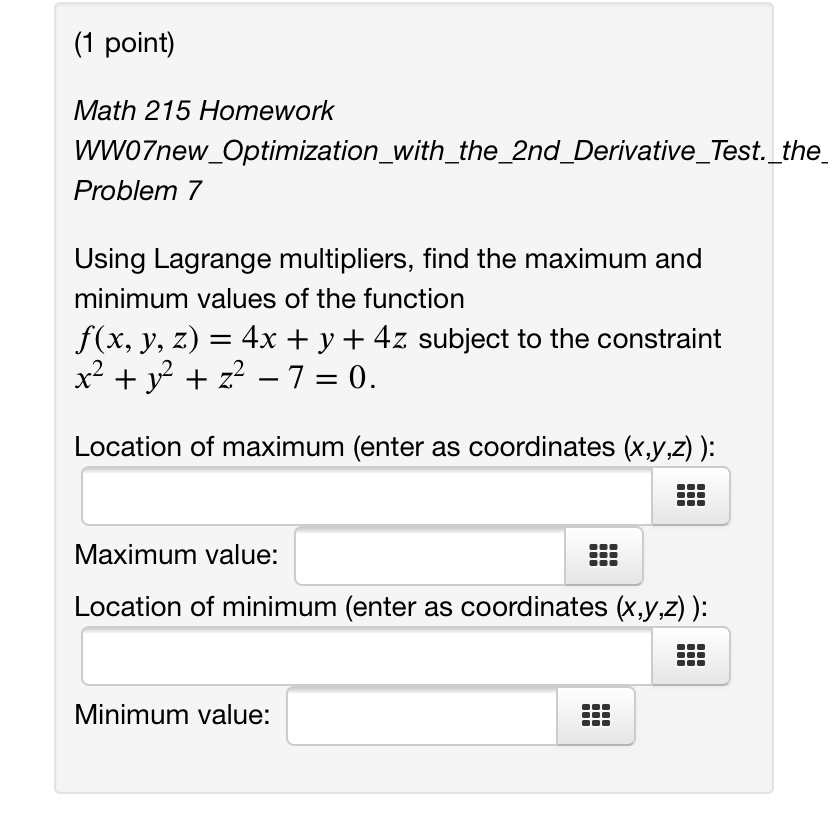 one-point-solutions