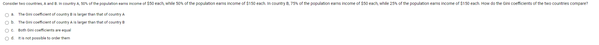 list gini coefficient by country