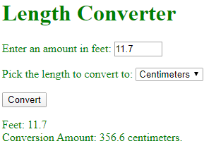 Solved Create an HTML page: For this page you will create a | Chegg.com