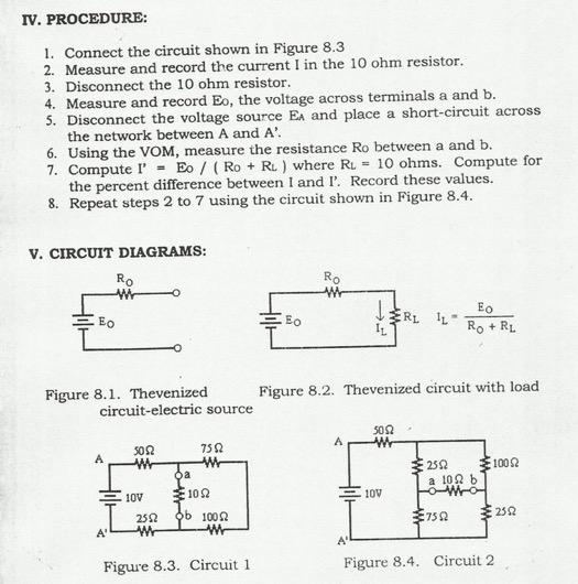 Solved 1. Connect the circuit shown in Figure 8.3 2. Measure | Chegg.com