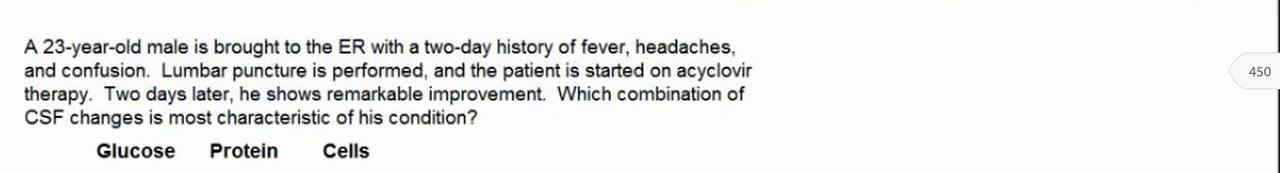 Solved 450 A 23-year-old male is brought to the ER with a | Chegg.com