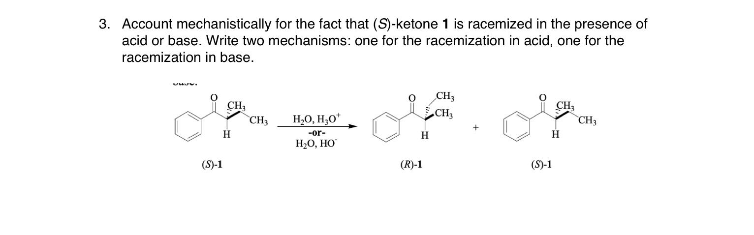 Solved 3. Account mechanistically for the fact that | Chegg.com