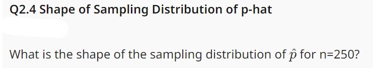Solved Q2.2 Standard Deviation of Sampling Distribution of | Chegg.com