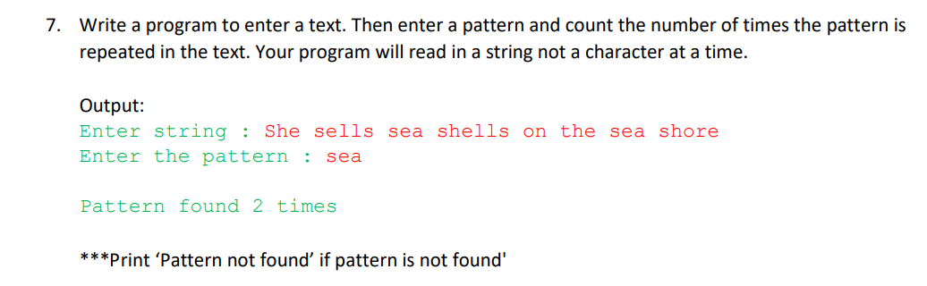 Solved Strings( no string methods or built-in string | Chegg.com