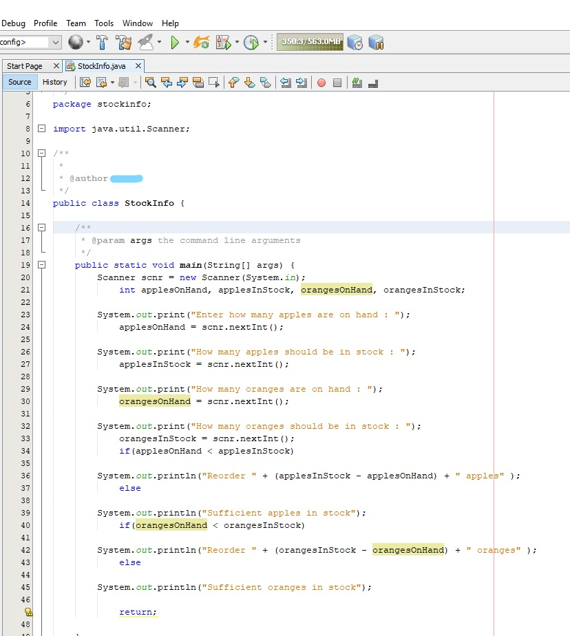 Solved How do i write the pseudocode for this java code? | Chegg.com