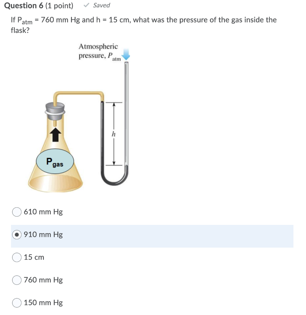 Atmospheric pressure is 2025 760 mm hg