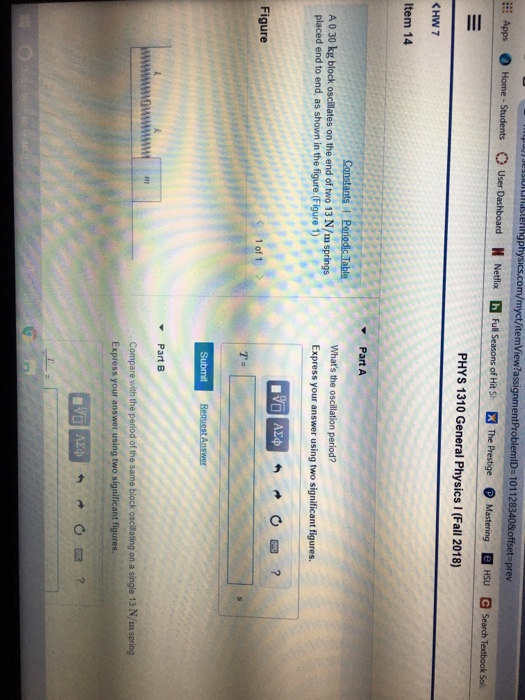 Solved 1011 of Hit Sh PHYS 1310 General Physics I (Fall | Chegg.com