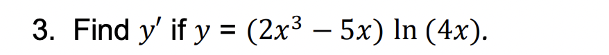 \( y=\left(2 x^{3}-5 x\right) \)