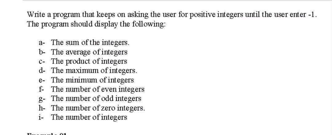 Write a program that keeps on asking the user for | Chegg.com