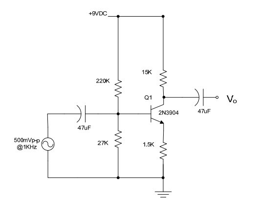 Solved For the single stage CEED amplifier in Part 1, assume | Chegg.com